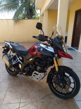 Suzuki V-Strom1000 Abs, a mais nova do Estado.