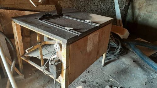 Serra circular com mesa e motor trifásico