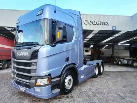 SCANIA R450 A6X2 2022/2023 - SAIA LATERAL, DEFLETORES, PNEUS NOVOS IMPORTADOS, ADAS