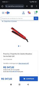 Prancha de Cabelo Ga.ma Italy Cp9