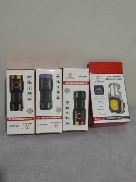 Lanterna Recarregável LED - 3 Modos de Iluminação