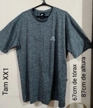 Camiseta Nike Dry fit masculina Tam XX1 usada cinza mescla