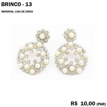 Brinco Pérolas