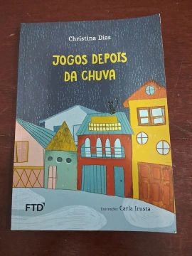 Livro literário Jogos depois da chuva.