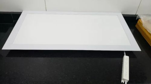 Plafon embutir led 36w retangular 32x62 6500k branco frio