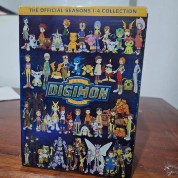 Box DVD Digimon Internacional + DVDs dublados 53 discos