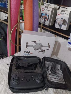 Drone E88 Pro com Maleta Lacrado