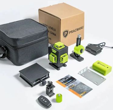Nível Laser 12 linhas Bateria RESISTENTE