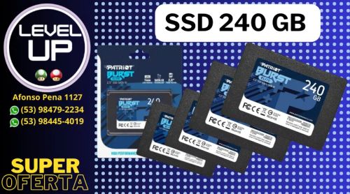 SSD 240 GB Patriot (Novo) Com Garantia   