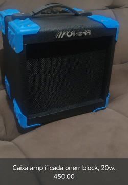 Caixa amplificada oner block, 20w.