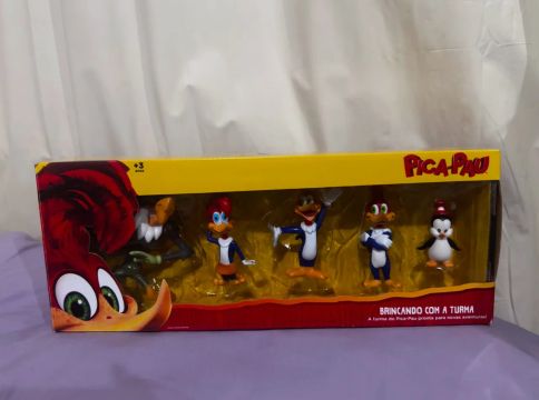 Bonecos Pica-Pau - Brincando com a Turma
