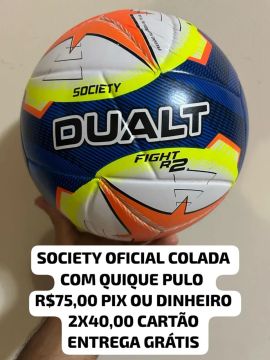 Bola de Futebol Society Dualt Fight R2 - Oficial ENTREGA GRÁTIS 