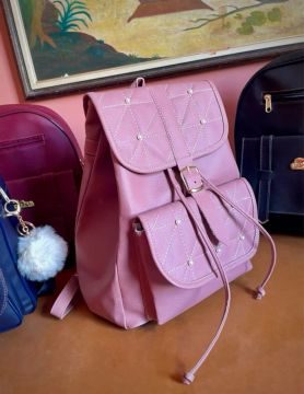Mochilas Feminina cabe caderno 