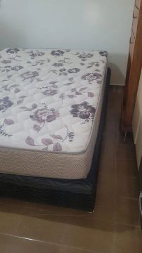 Cama Box Casal com Colchão