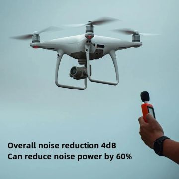 2 Pares De Hélices De Baixo Ruído P/ Drone DJI Phantom 4 Pro