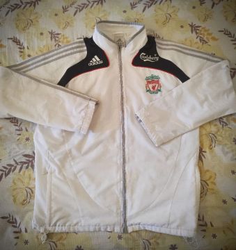 Jaqueta HINO Adidas Liverpool Carlsberg - Tamanho M mas veste G