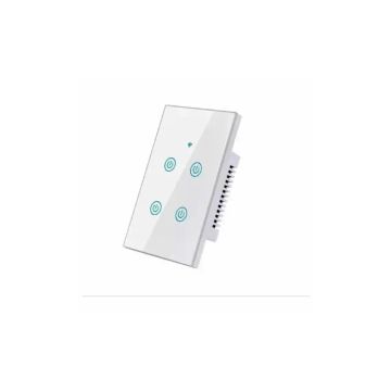 (NOVO) Interruptor Inteligente Wireless Amazon Alexa e Google Assistant Aitek Alpha-100-4