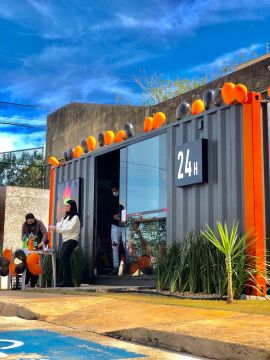 Containers venda e locações. para mini mercados autónomos