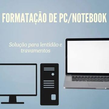 Formatações em PCs, Notebooks e Laptops