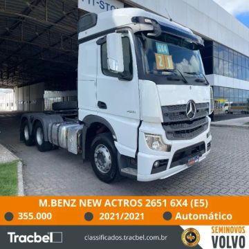 Mercedes Benz New Actros 2651 6X4 Tracbel Seminovos Volvo