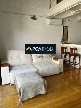 Apartamento Duplex com 1 dormitório para alugar, 90 m² por R$ 7.310,01/mês - Moinhos de Ve