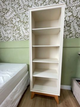 Estante Livreiro Off White 