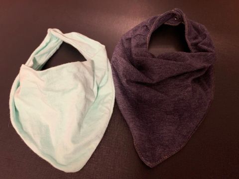 Kit 2 Babadores Bandana