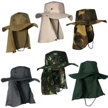 Chapéu Pescador Camping com Proteção Pescoço