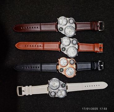 Relógios Masculinos de Luxo com Design Inovador - 4 Peças