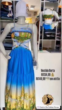 Vestido aberta