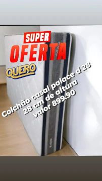 Colchão casal bon sono molas ensacadas palace 
