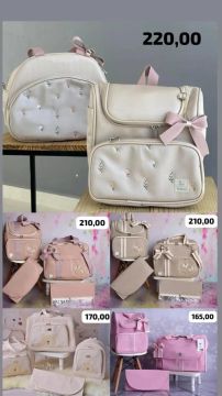Kit de bolsas maternidade personalizadas 