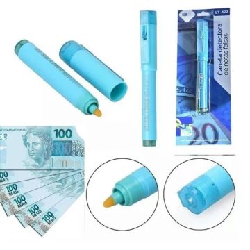 Caneta Detectora de Dinheiro Falso