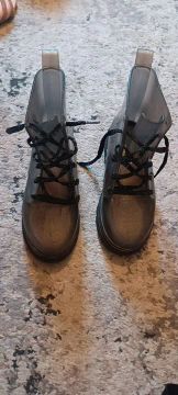 Bota galocha infantil com Glitter camin Tam. 31/32