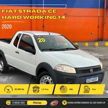 Fiat Strada Working Hard 1.4 Fire Flex CE - 2020 Apenas 90.000Km