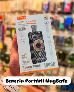 Power Bank Portátil MagSafe 10000 mAh A'Gold