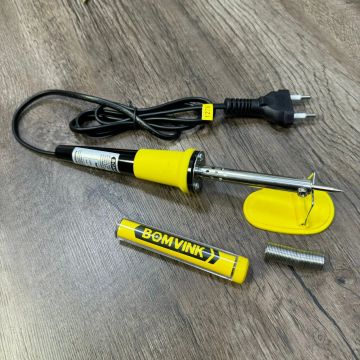 Ferro de solda 30W com suporte e estação de solda
