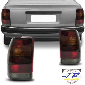 Par Lanterna Traseira Omega 1993 1994 1995 1996 1997 1998 Tricolor Fumê