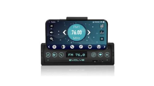 Som Automotivo Evolve Connect Bluetooth com Suporte p/ Smartphone