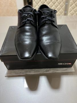 Sapatos sociais masculinos preto Ferracini