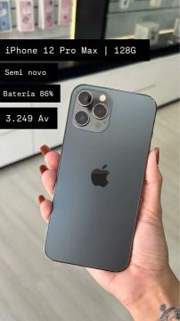 iPhone 12 Pro Max 128GB - Semi novo