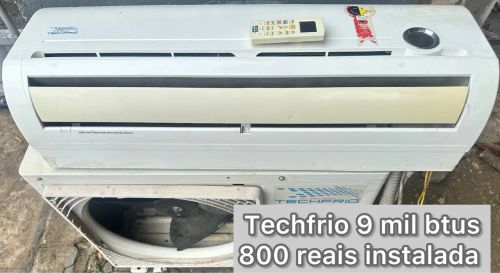 Central de ar techfrio 9 mil btus, entregue instalada 