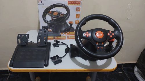 Volante Gamer Multilaser Racer 3 em 1