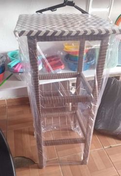 Prateleira de Aço Inox para Cozinha fruteira 