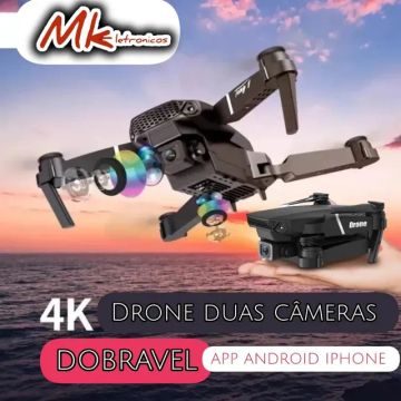 Drone E88 Pro Dual Câmera Dobrável 