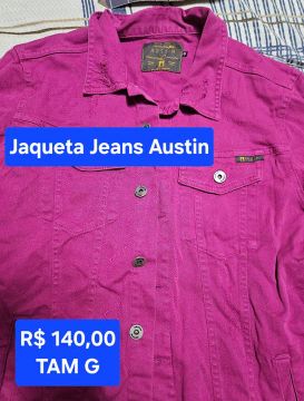 Jaqueta Jeans Austin - Tamanho G