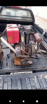 Motor a Diesel M90 com bomba d'água e arranque para Produção Rural