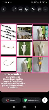 Araras, Cabides e Maniquins para Loja