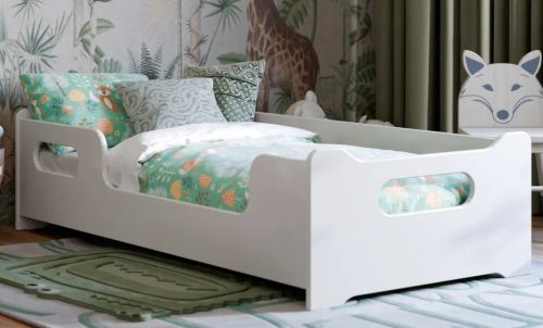 Cama Infantil em mdf Branca montesoriano semi nova