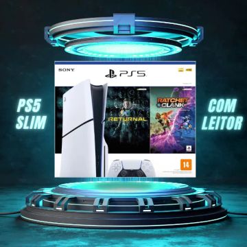 Ps5 slim nacional com 2 jogos